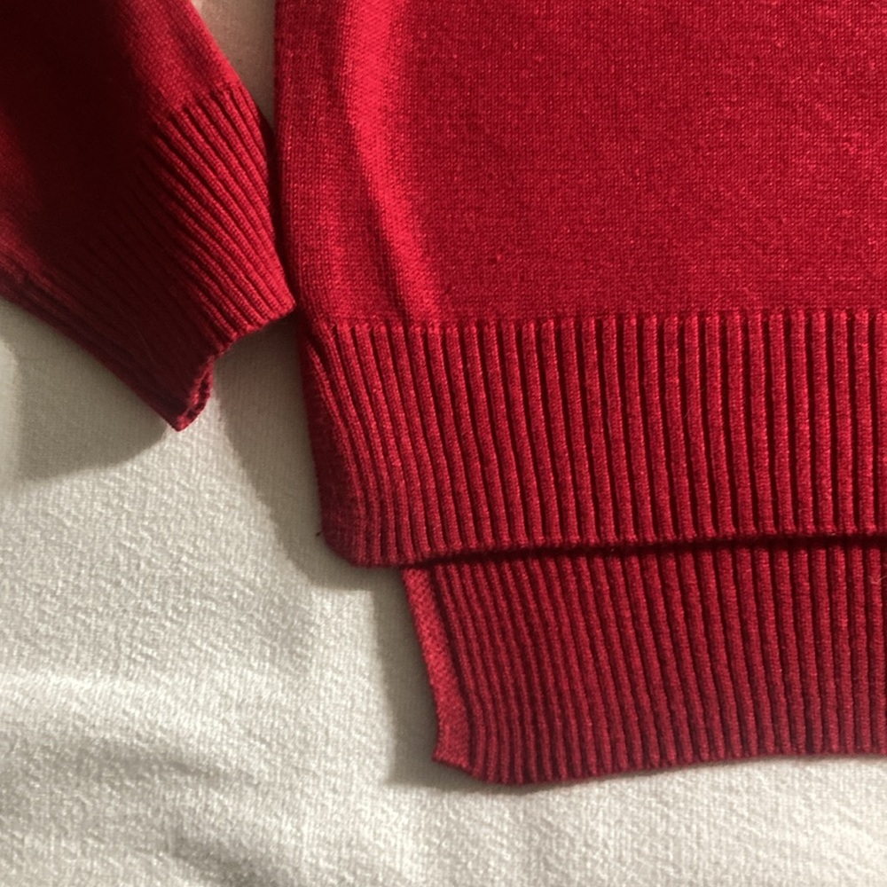 Red leopard sweater - Picture 3 of 3